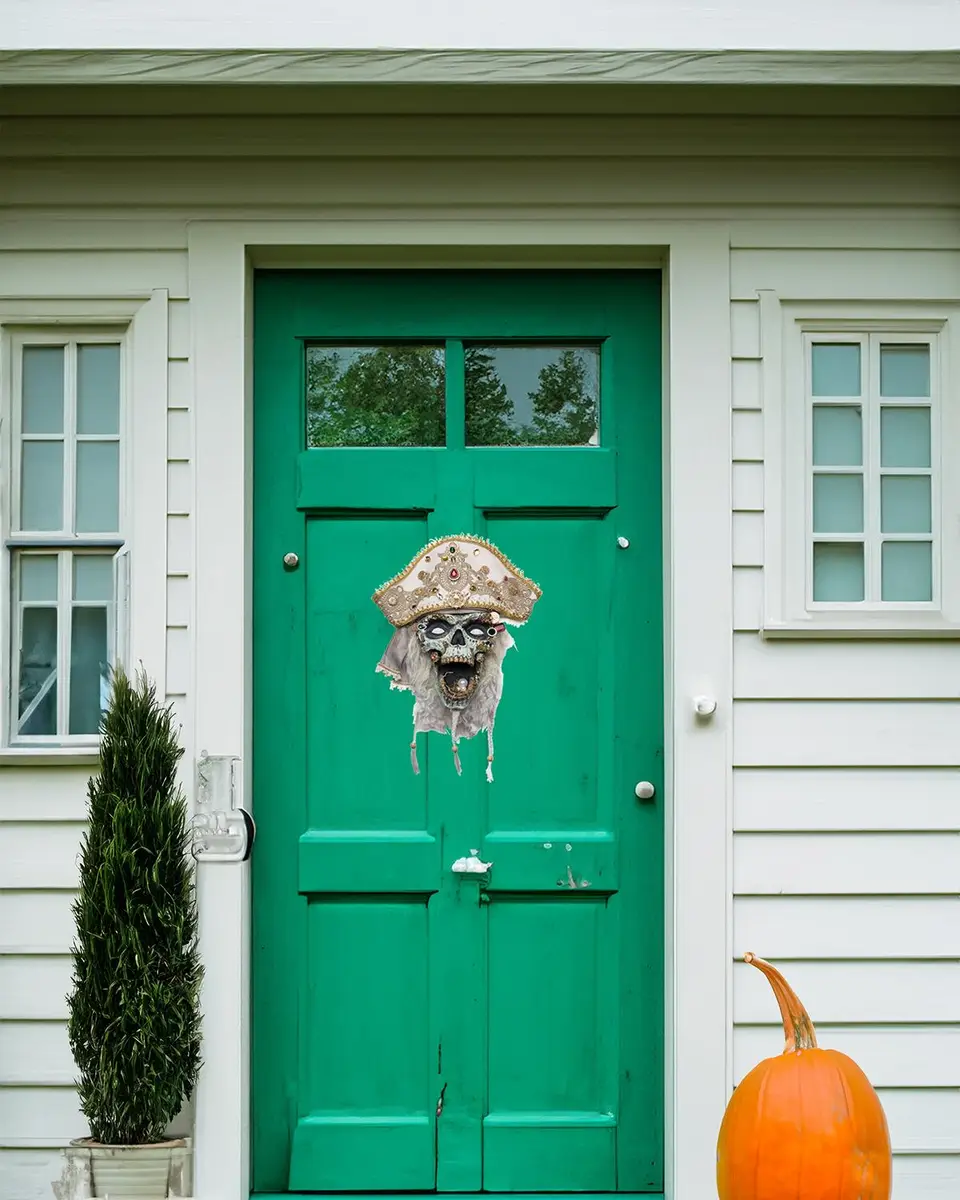 Katherine 's Collection Treacherous Treasure Halloween Door Knocker | Thumbnail 3