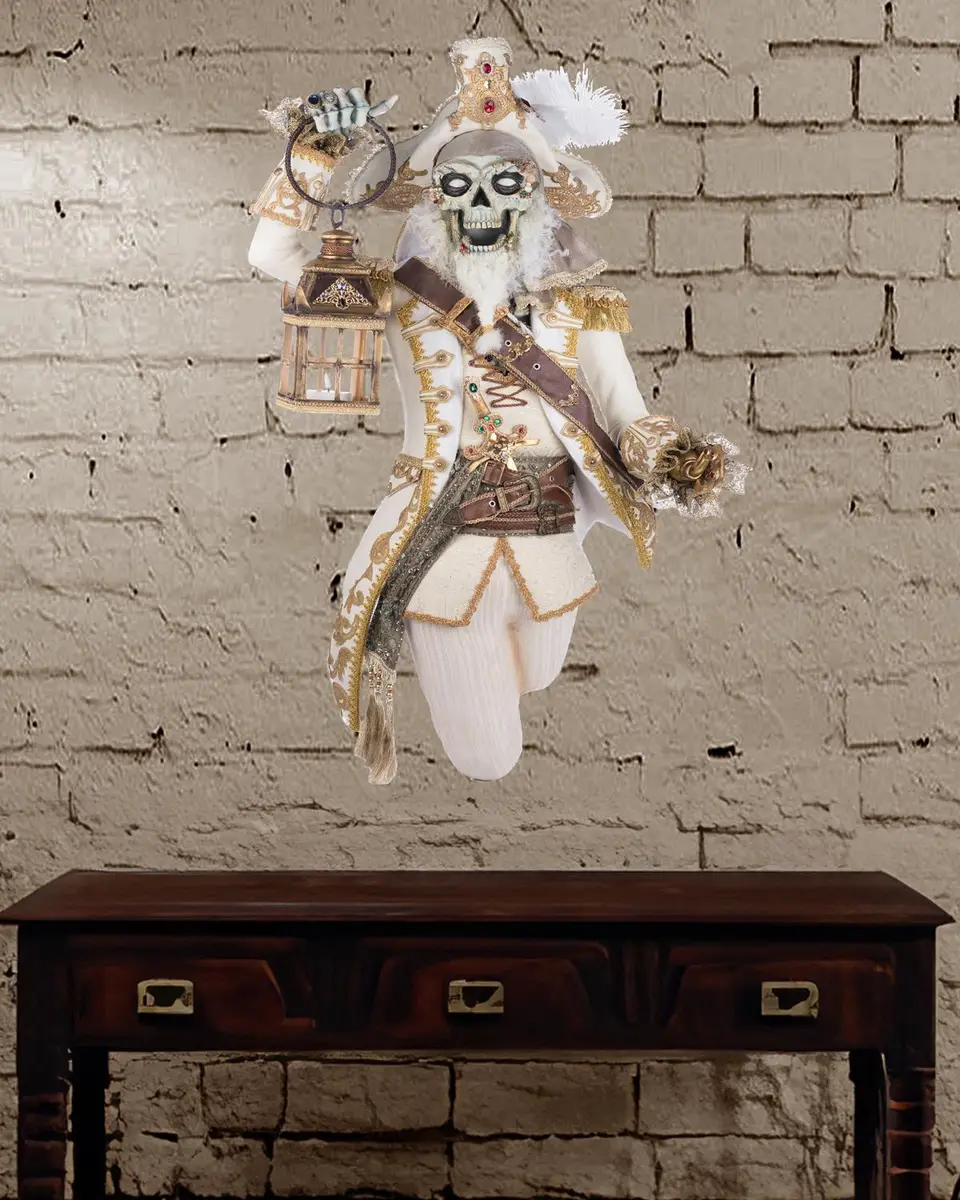 Katherine 's Collection Captain Skully Swashbuckler with Lantern Halloween Wall Piece | Thumbnail 4