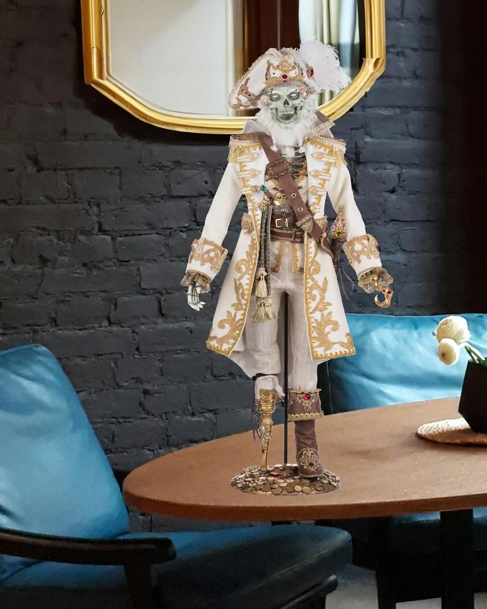 Katherine 's Collection Captain Skully Swashbuckler Halloween Figurine, 38" | Thumbnail 4