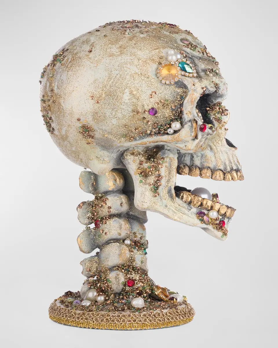 Katherine 's Collection Treacherous Treasure Tall Skull Tabletop | Thumbnail 2 Katherine 's Collection Treacherous Treasure Tall Skull Tabletop | Thumbnail 2