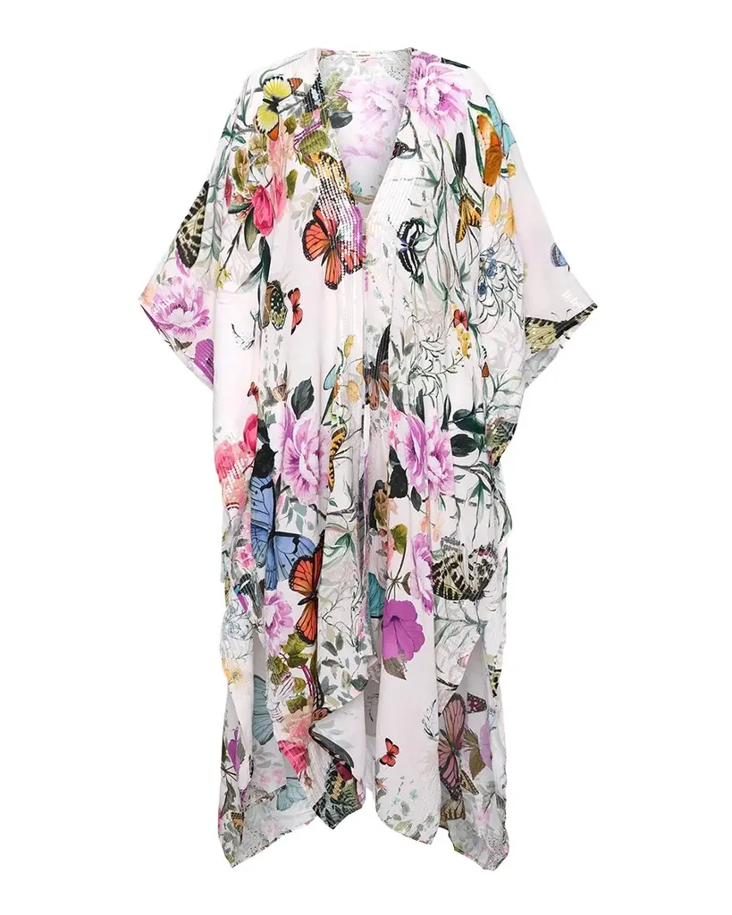 L'Agence Kara Butterfly Maxi Kimono
