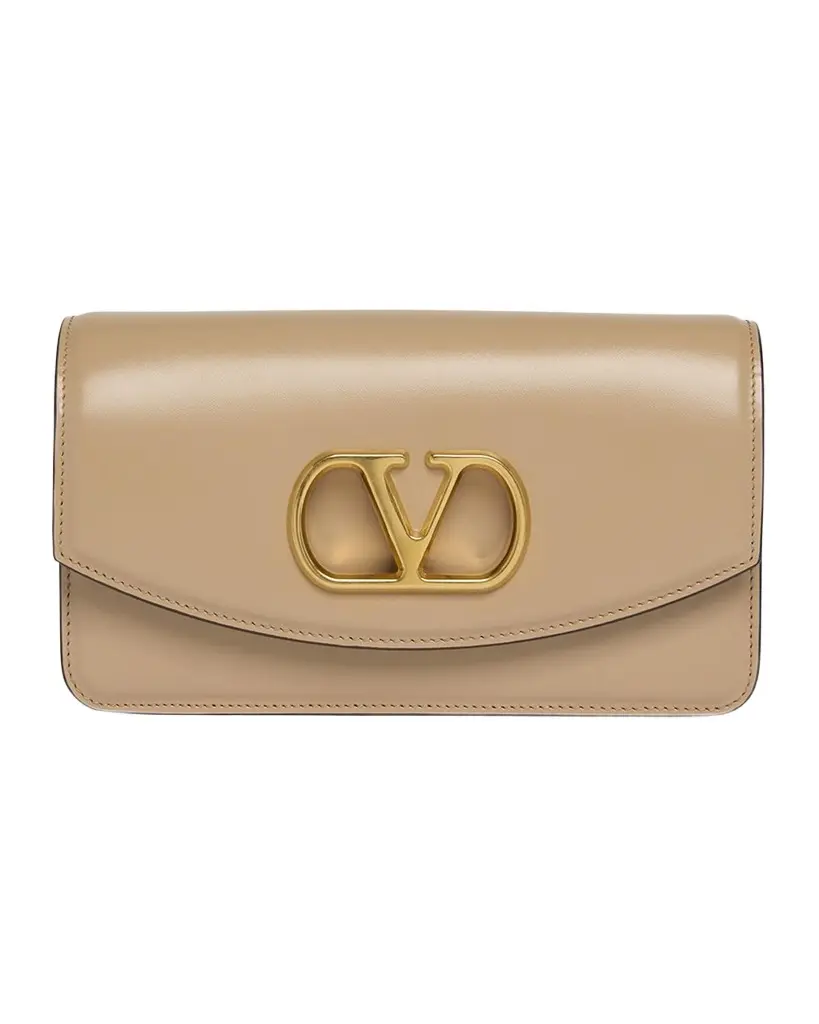 Vain Small Flap Leather Clutch Bag Vain Small Flap Leather Clutch Bag