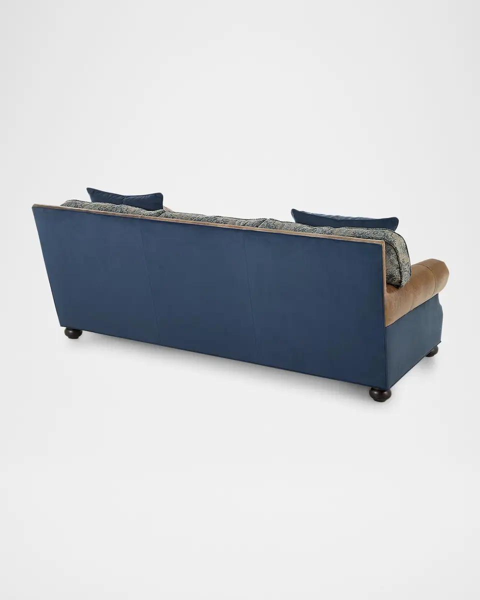 Old Hickory Tannery Brazos Upholstered Leather Sofa, 94.5" | Thumbnail 4