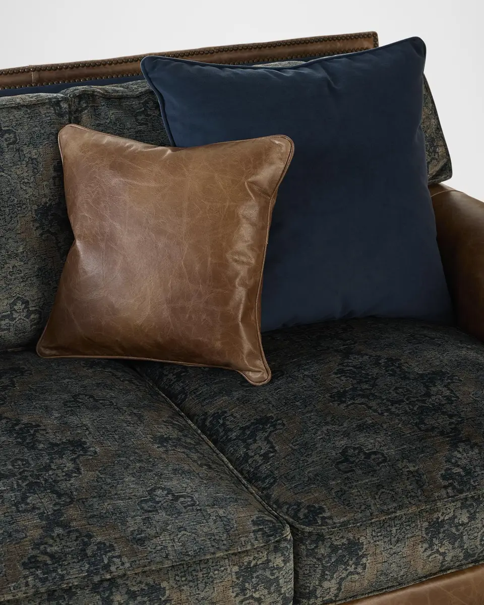 Old Hickory Tannery Brazos Upholstered Leather Sofa, 94.5" | Thumbnail 5