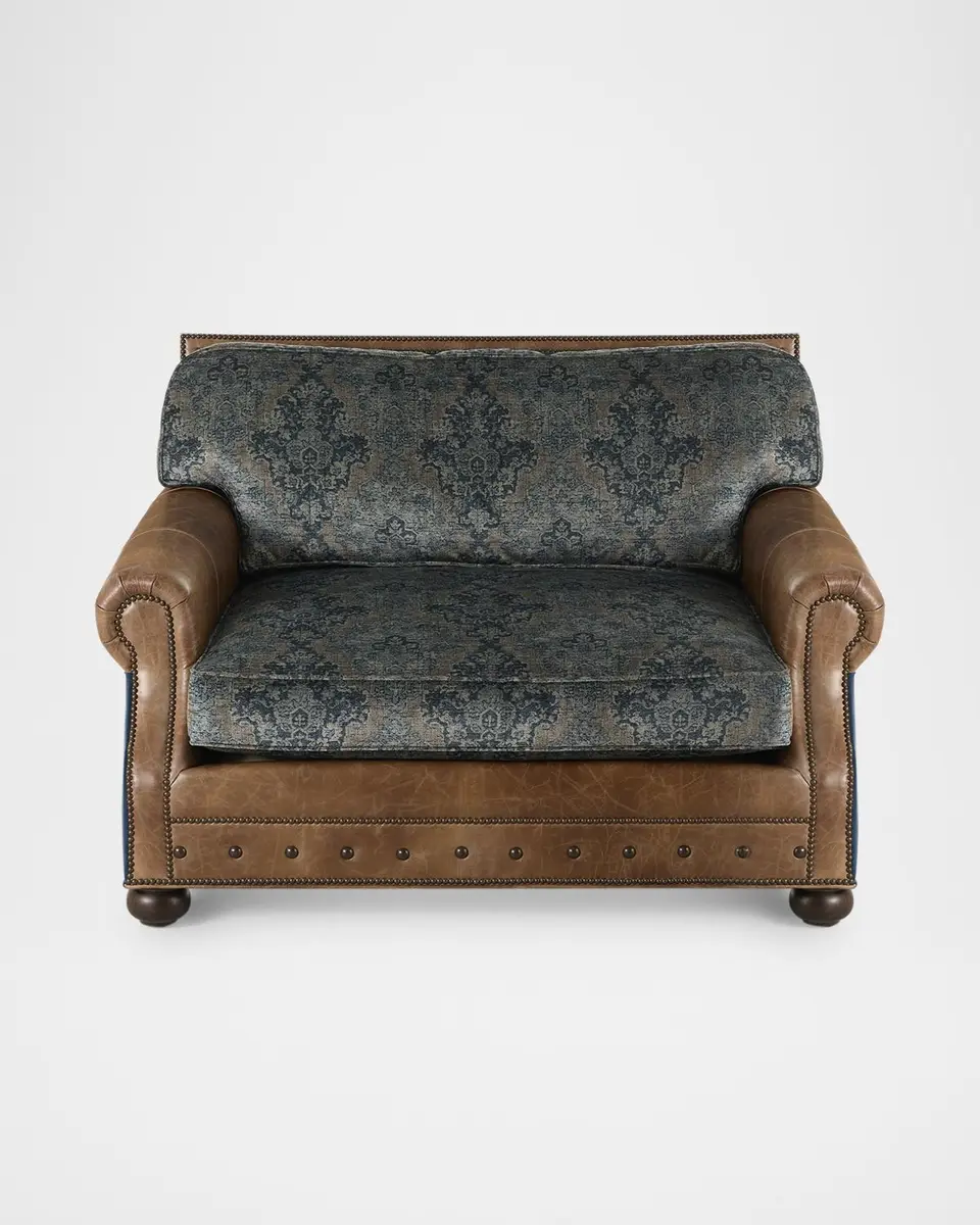 Old Hickory Tannery Brazos Upholstered Leather Chair | Thumbnail 2 Old Hickory Tannery Brazos Upholstered Leather Chair | Thumbnail 2