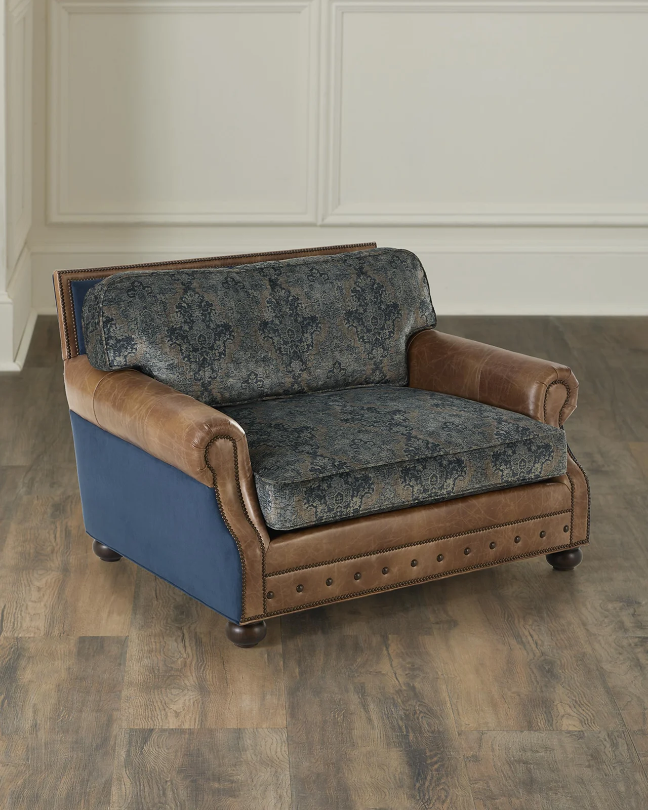Old Hickory Tannery Brazos Upholstered Leather Chair