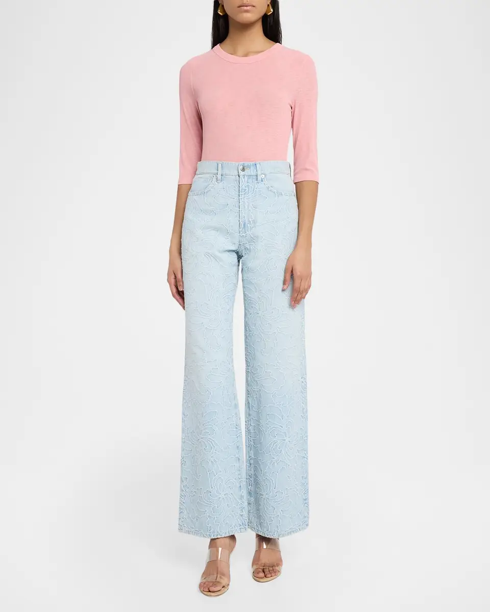 Veronica Beard Taylor Wide-Leg Jeans | Thumbnail 2 Veronica Beard Taylor Wide-Leg Jeans | Thumbnail 2