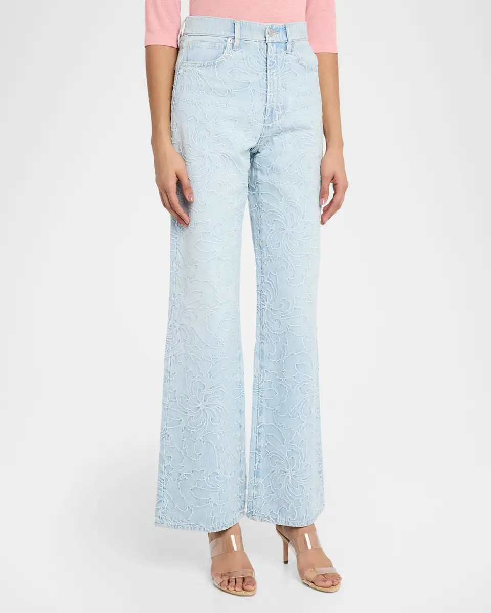 Veronica Beard Taylor Wide-Leg Jeans | Thumbnail 4 Veronica Beard Taylor Wide-Leg Jeans | Thumbnail 4