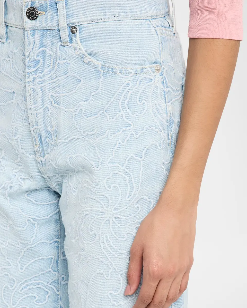 Veronica Beard Taylor Wide-Leg Jeans | Thumbnail 5 Veronica Beard Taylor Wide-Leg Jeans | Thumbnail 5