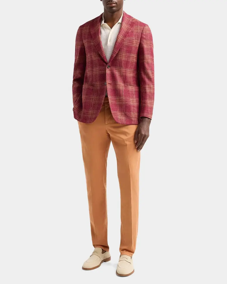 Sartorio Men's Solid Tapered-Leg Trousers | Thumbnail 2 Sartorio Men's Solid Tapered-Leg Trousers | Thumbnail 2