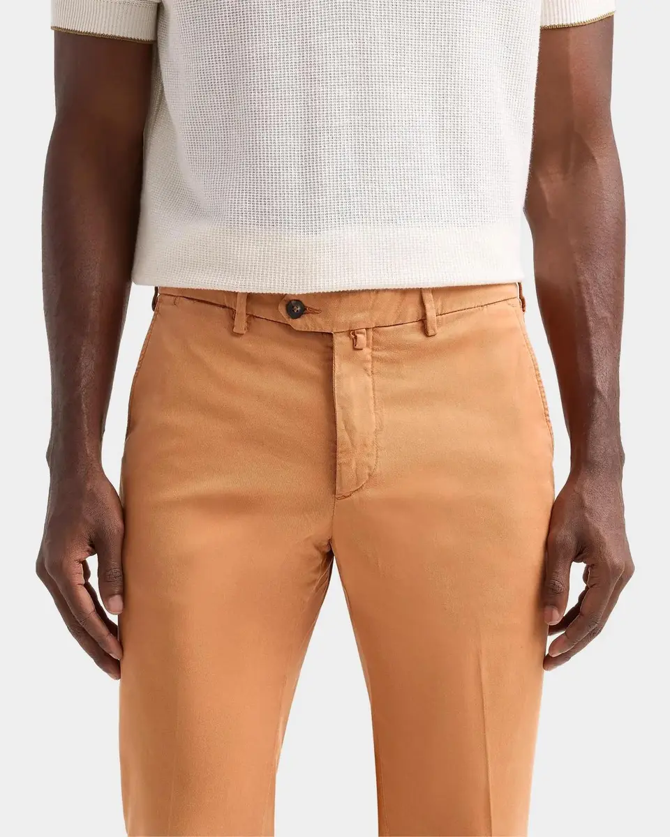 Sartorio Men's Solid Tapered-Leg Trousers | Thumbnail 4 Sartorio Men's Solid Tapered-Leg Trousers | Thumbnail 4