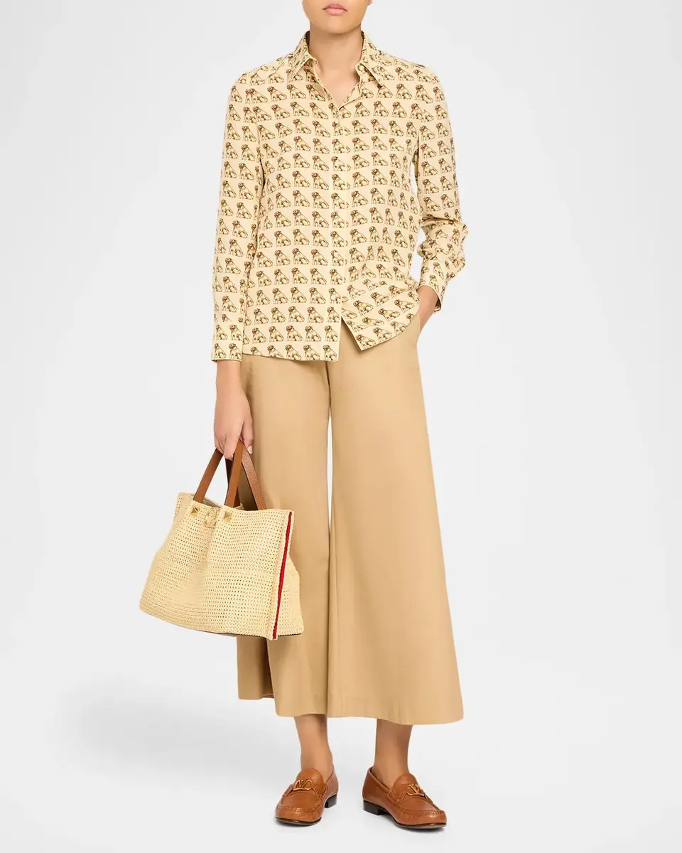 Valentino Garavani Summer Medium Vlogo Raffia Tote Bag | Thumbnail 5 Valentino Garavani Summer Medium Vlogo Raffia Tote Bag | Thumbnail 5