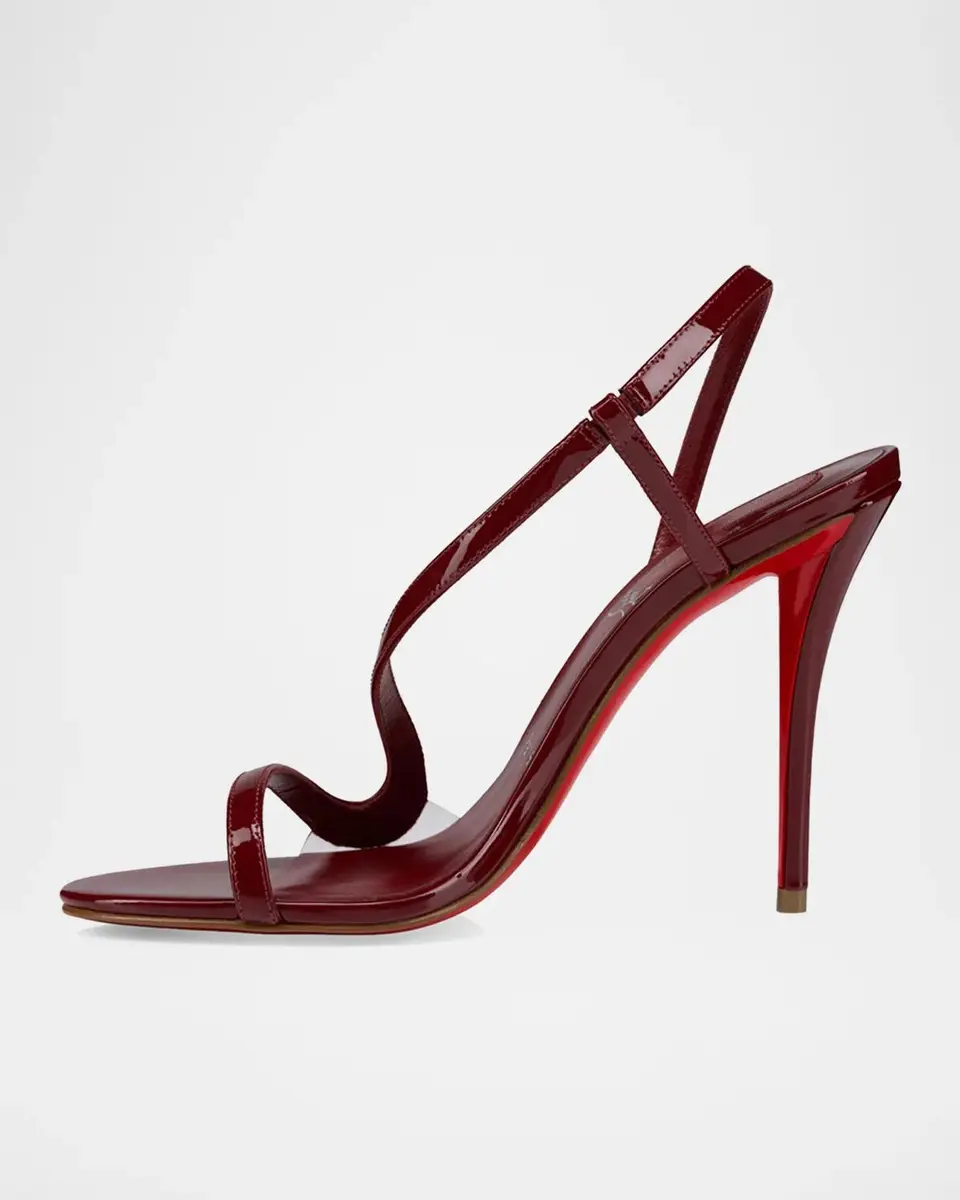 Christian Louboutin 100mm Rosa Z Patent Leather Sandals | Thumbnail 4 Christian Louboutin 100mm Rosa Z Patent Leather Sandals | Thumbnail 4