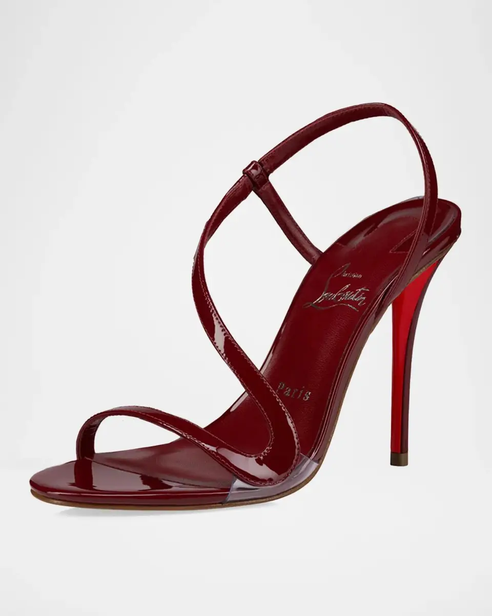 Christian Louboutin 100mm Rosa Z Patent Leather Sandals | Thumbnail 5 Christian Louboutin 100mm Rosa Z Patent Leather Sandals | Thumbnail 5