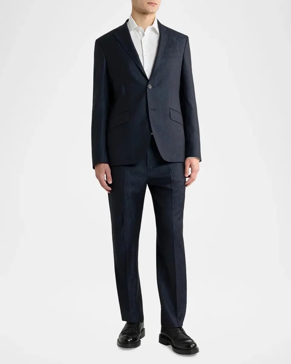 Etro Men's Tonal Paisley Two-Button Sport Coat | Thumbnail 2