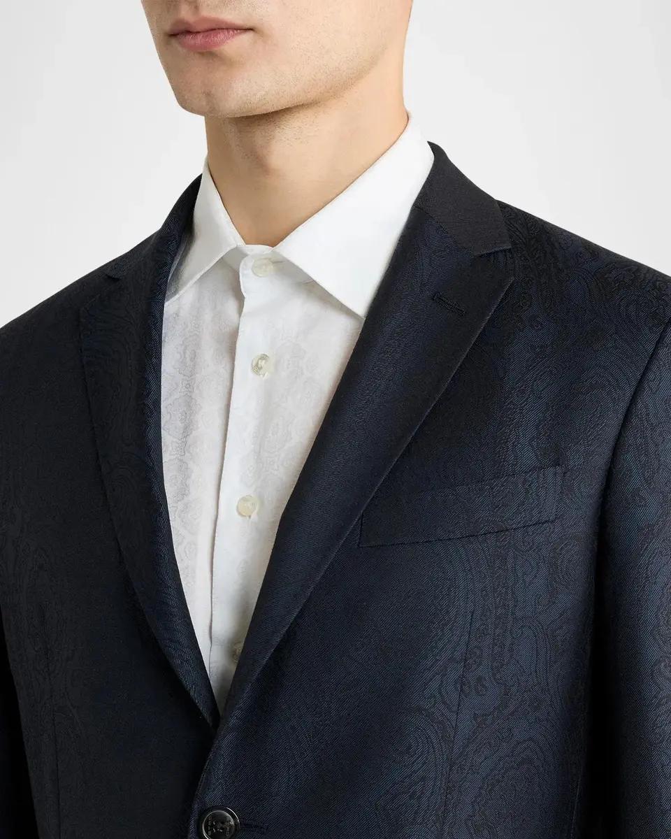 Etro Men's Tonal Paisley Two-Button Sport Coat | Thumbnail 4