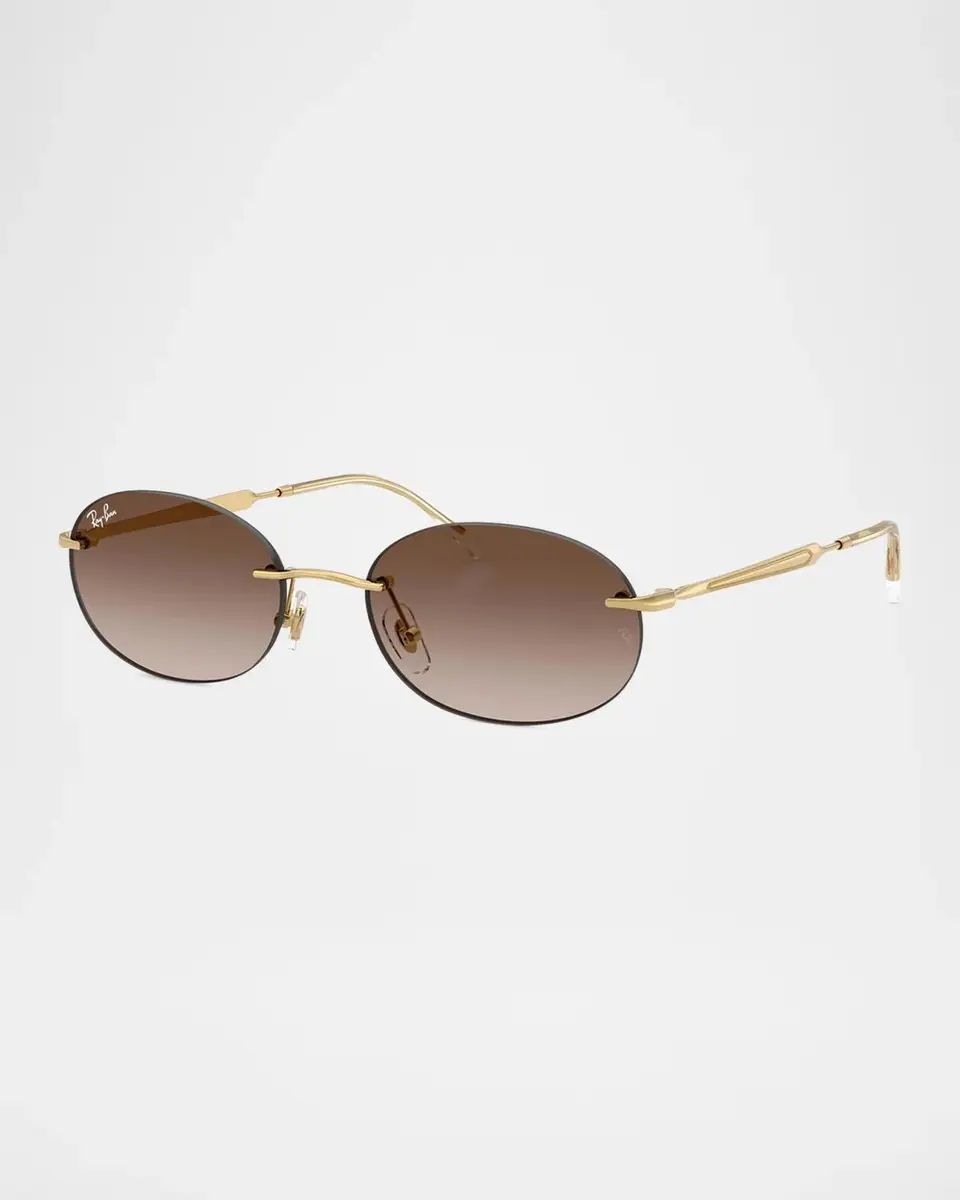 Brunello Cucinelli RB3767 54MM Oval Sunglasses | Thumbnail 2