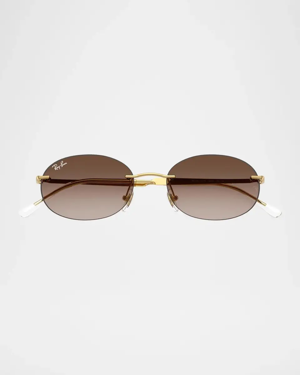 Brunello Cucinelli RB3767 54MM Oval Sunglasses | Thumbnail 5