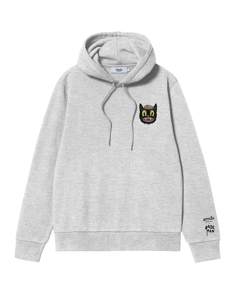ARRELS Small Cat Cotton Hoodie | Thumbnail 3 ARRELS Small Cat Cotton Hoodie | Thumbnail 3