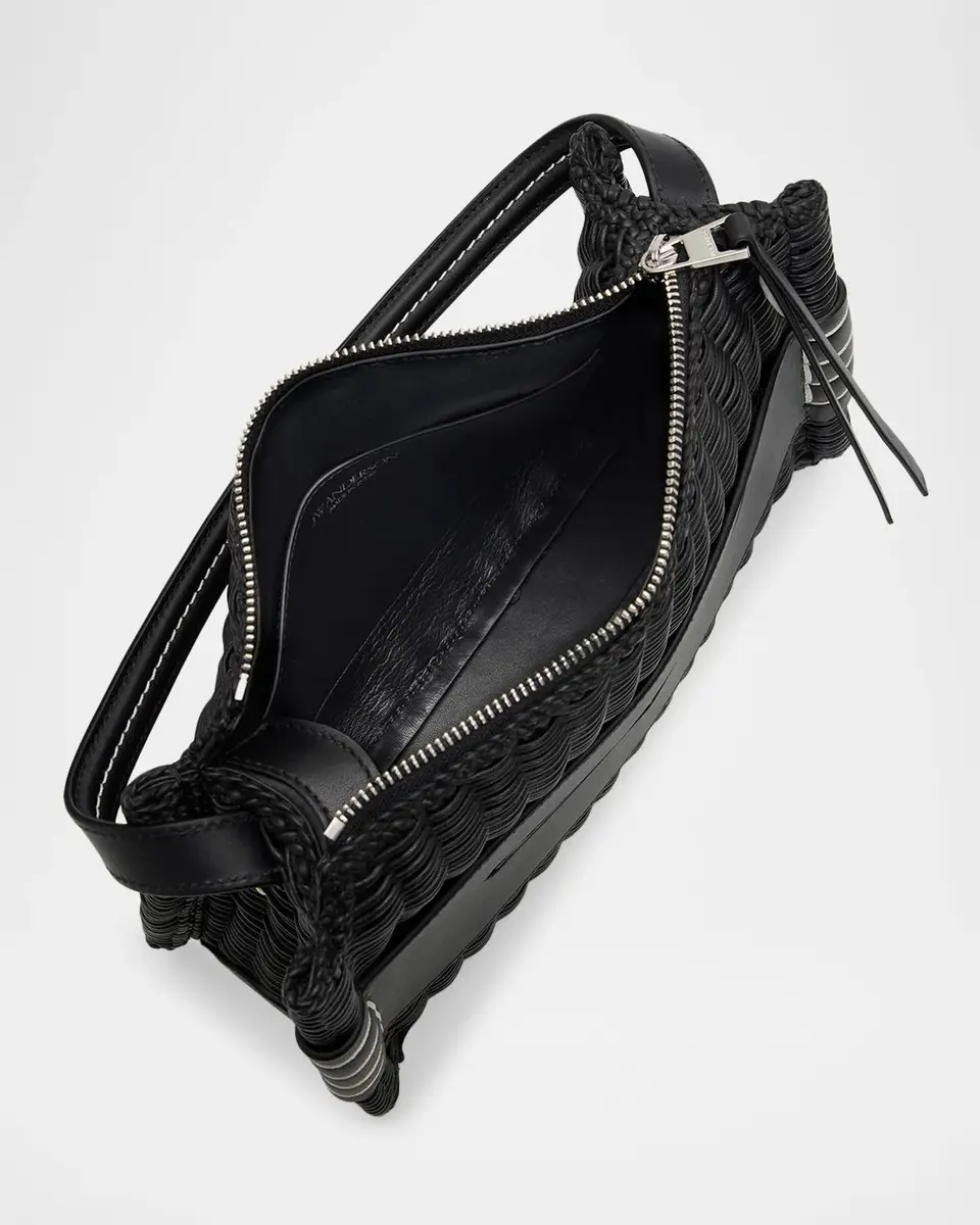 JW Anderson Woven Leather Top Handle Bag | Thumbnail 4
