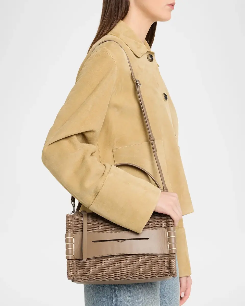 JW Anderson Woven Leather Top Handle Bag | Thumbnail 7