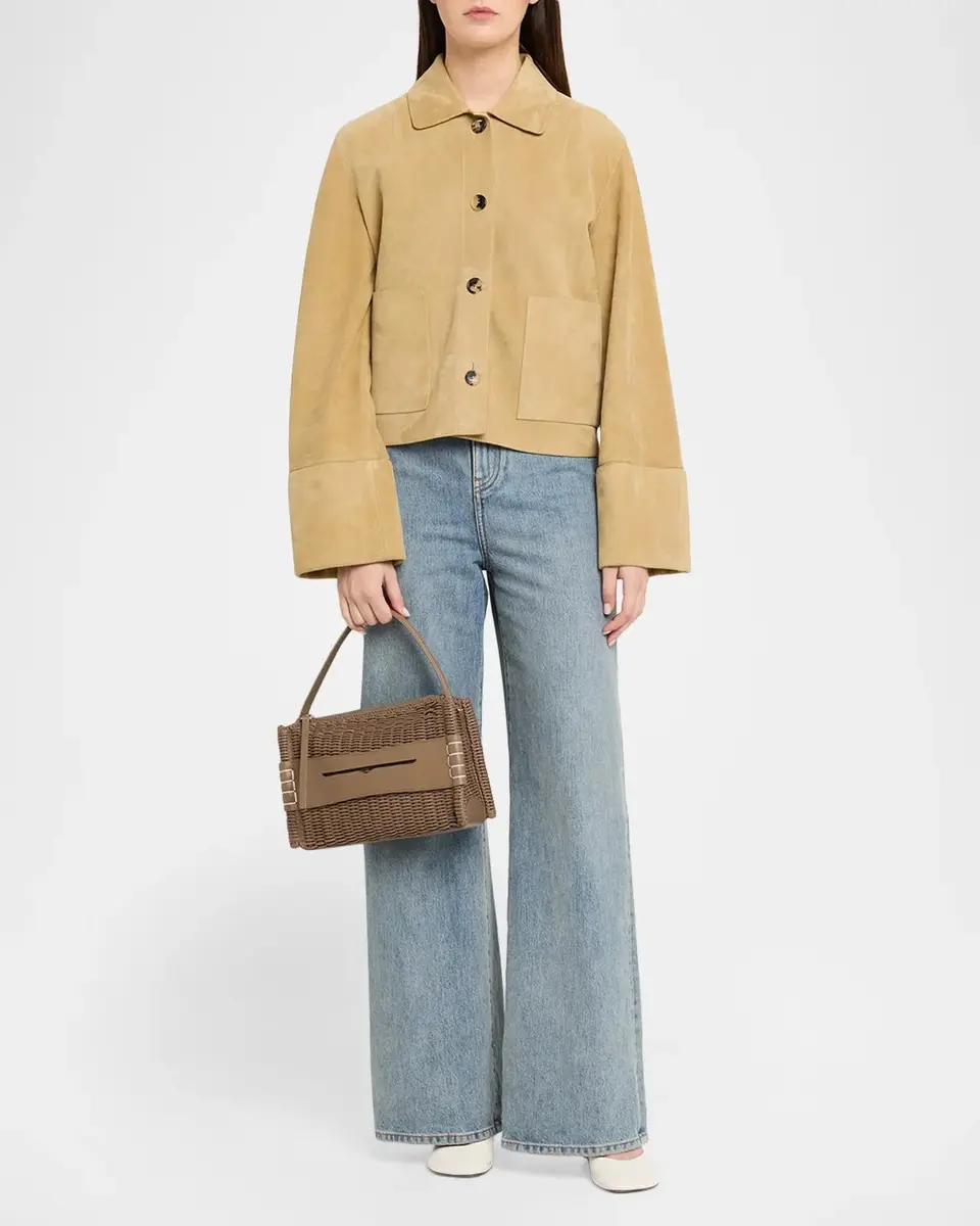 JW Anderson Woven Leather Top Handle Bag | Thumbnail 10