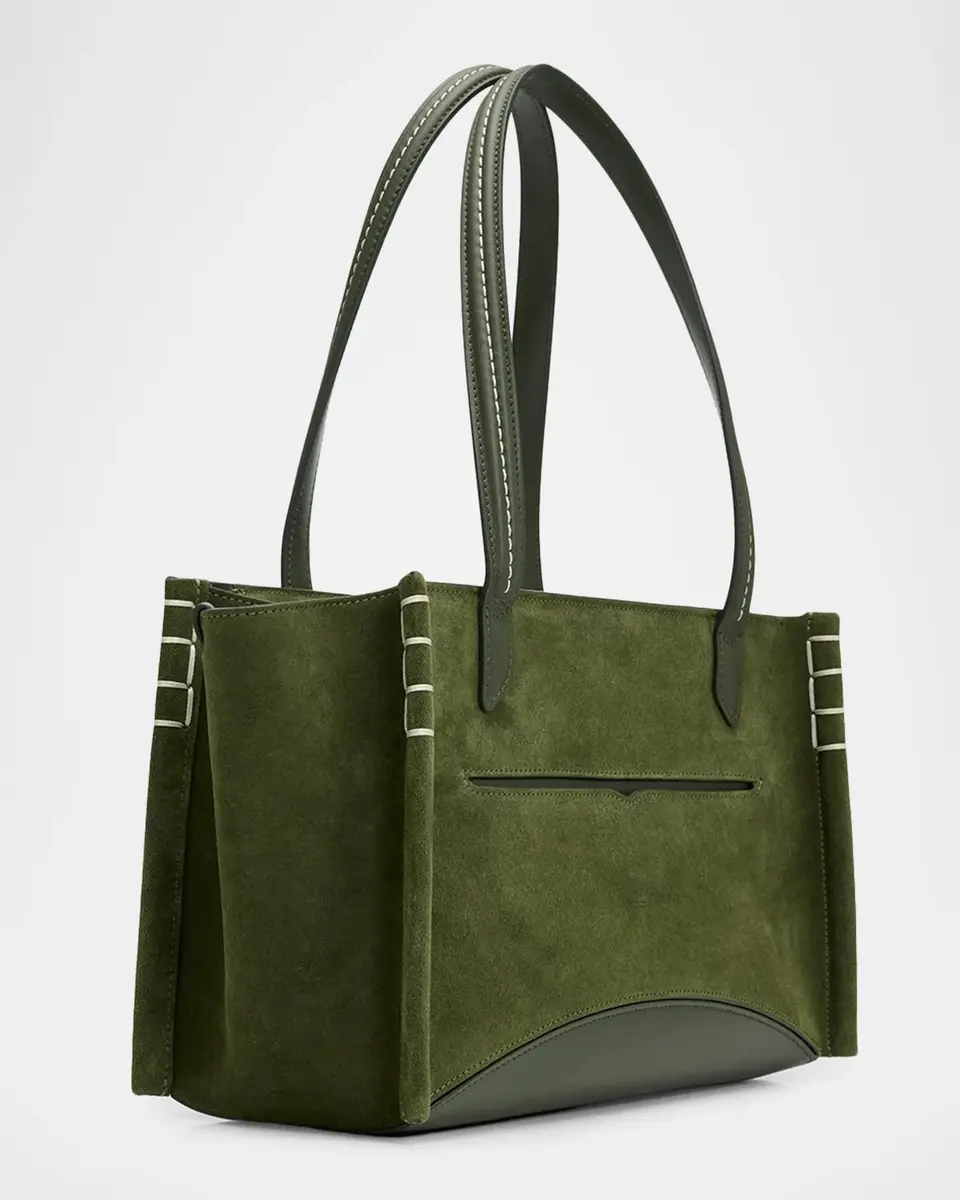 JW Anderson Elongated Loafer Cabas Suede Shoulder Bag | Thumbnail 3 JW Anderson Elongated Loafer Cabas Suede Shoulder Bag | Thumbnail 3