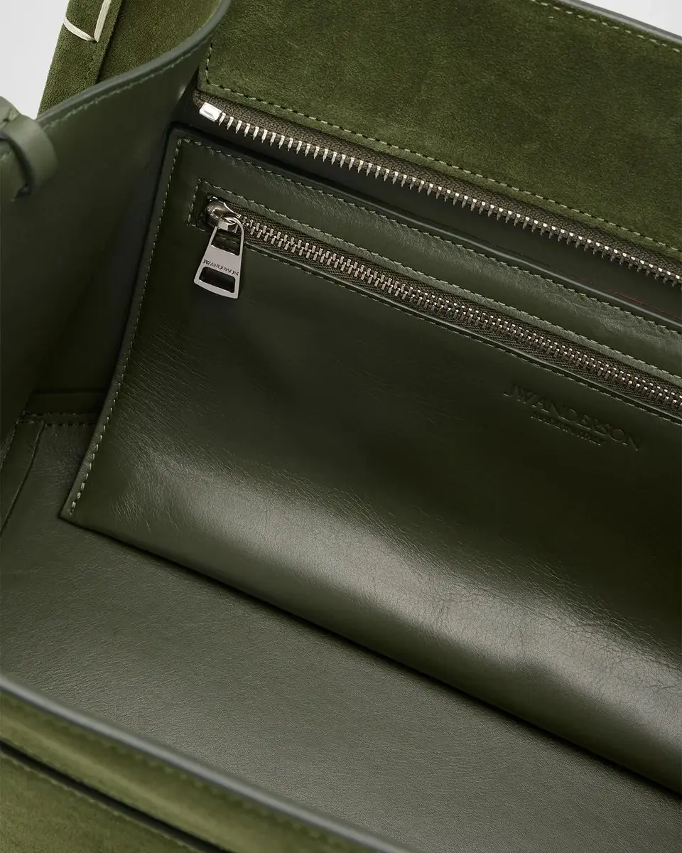 JW Anderson Elongated Loafer Cabas Suede Shoulder Bag | Thumbnail 6 JW Anderson Elongated Loafer Cabas Suede Shoulder Bag | Thumbnail 6