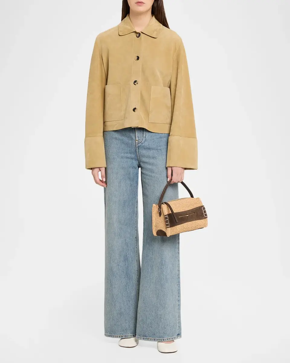 JW Anderson Small Loafer Raffia Bag | Thumbnail 5