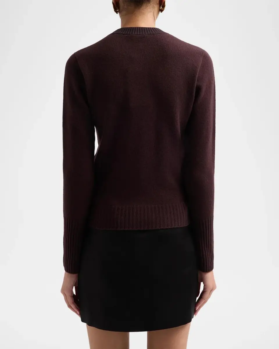 Courrèges Fitted Wool Crewneck Sweater | Thumbnail 3 Courrèges Fitted Wool Crewneck Sweater | Thumbnail 3