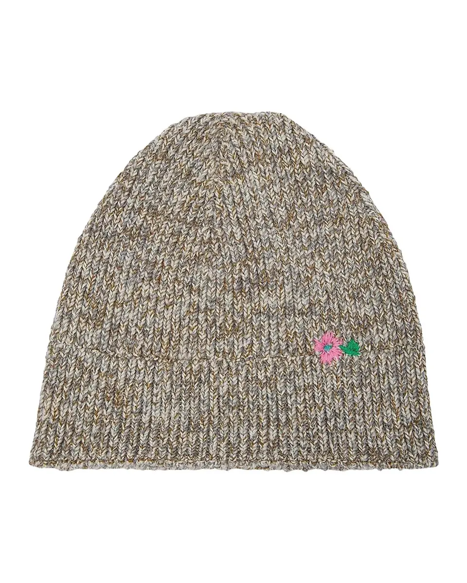Dries Van Noten Flower Embroidered Wool-Blend Beanie | Thumbnail 3