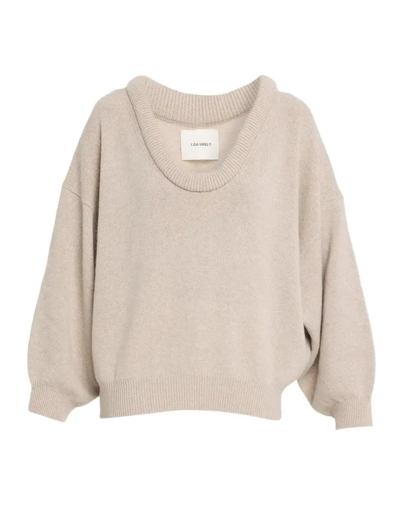 Doria Scoop-Neck Cashmere Sweater Doria Scoop-Neck Cashmere Sweater
