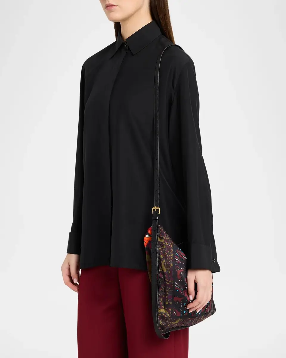 Dries Van Noten Medium Scarf-Print Shoulder Bag | Thumbnail 2 Dries Van Noten Medium Scarf-Print Shoulder Bag | Thumbnail 2
