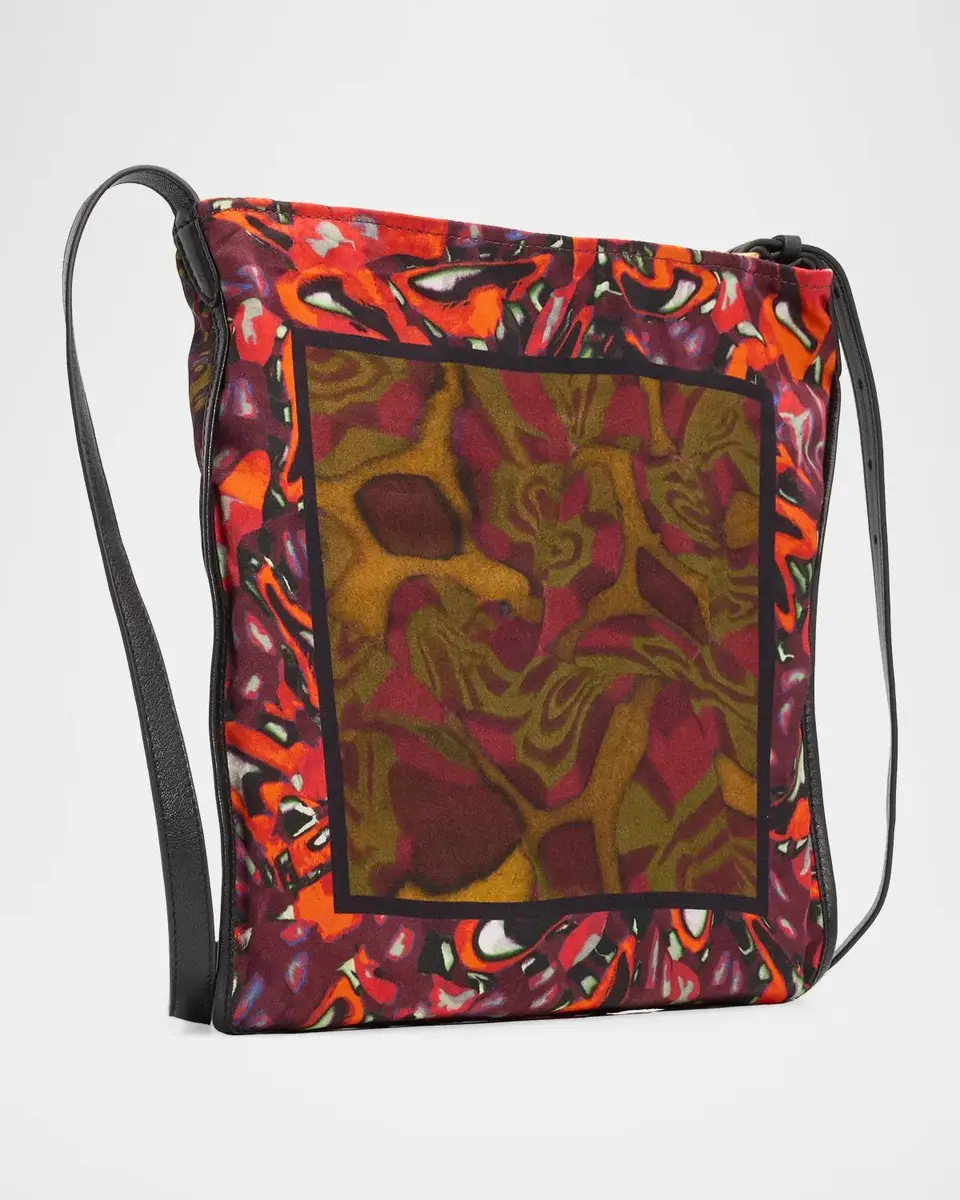 Dries Van Noten Medium Scarf-Print Shoulder Bag | Thumbnail 3 Dries Van Noten Medium Scarf-Print Shoulder Bag | Thumbnail 3