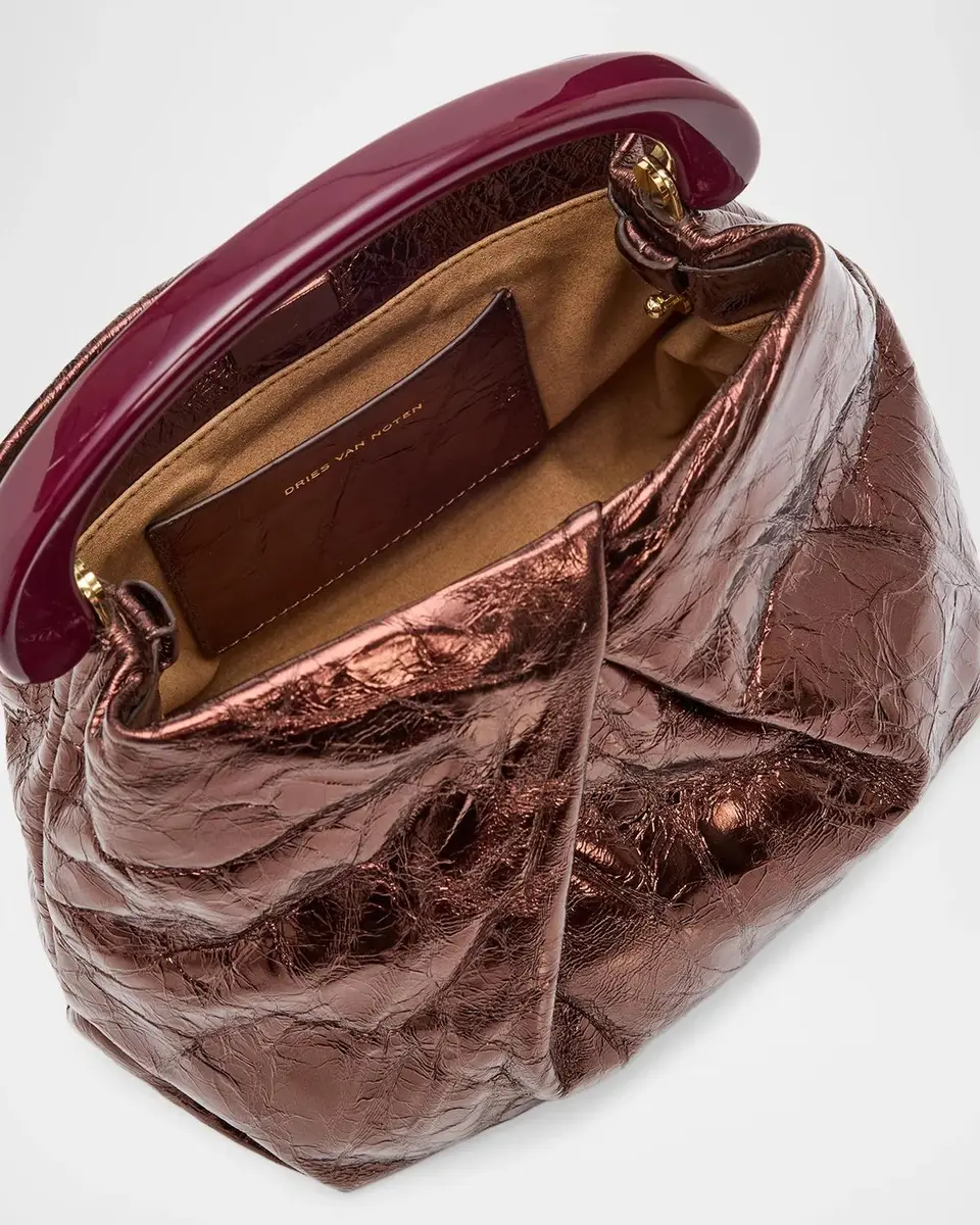 Dries Van Noten Small Leather Top-Handle Bag | Thumbnail 4 Dries Van Noten Small Leather Top-Handle Bag | Thumbnail 4