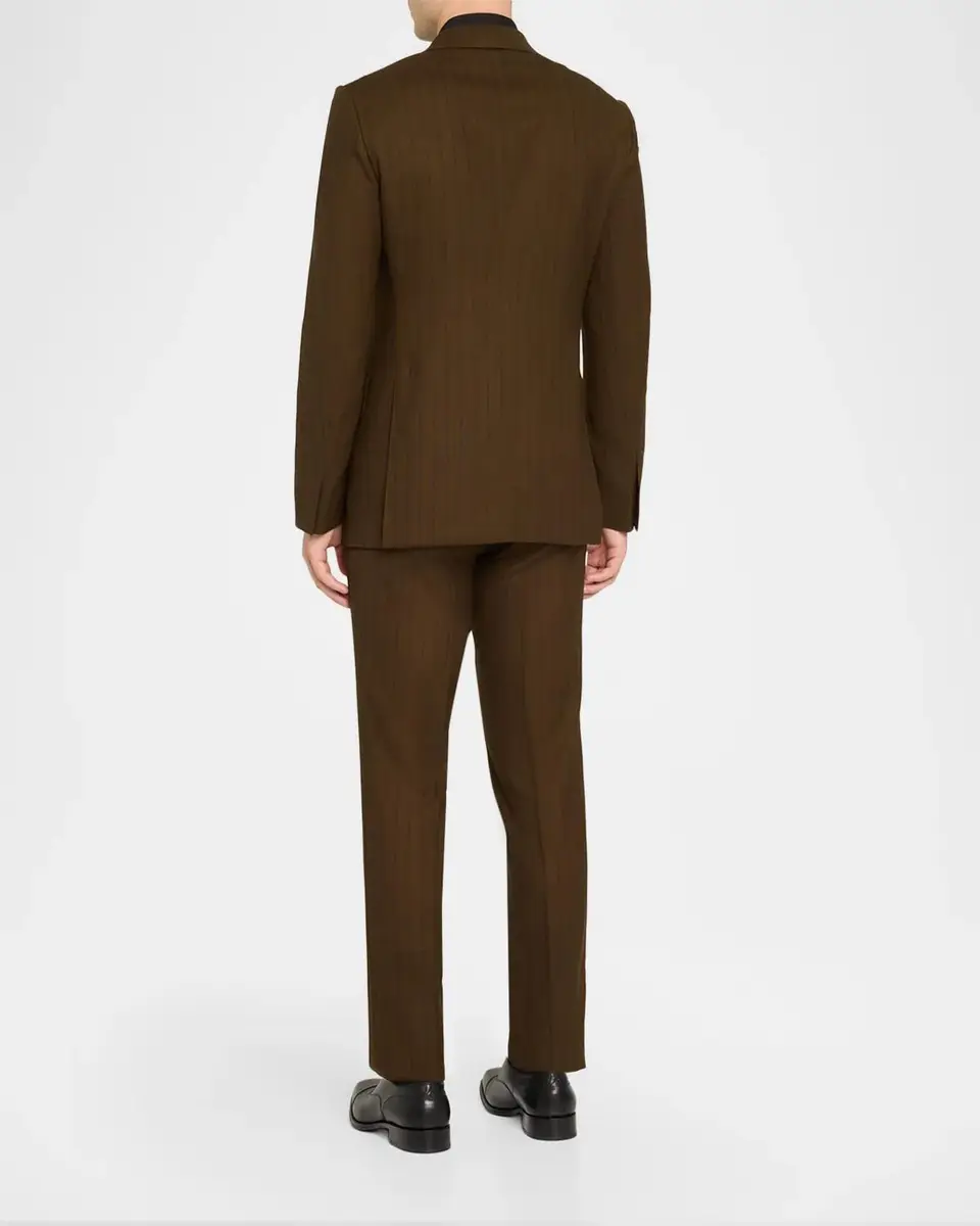 Tom Ford Men's Fresco Stripe Single-Breasted Suit | Thumbnail 2 Tom Ford Men's Fresco Stripe Single-Breasted Suit | Thumbnail 2