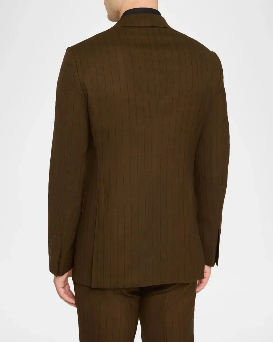 Tom Ford Men's Fresco Stripe Single-Breasted Suit | Thumbnail 4 Tom Ford Men's Fresco Stripe Single-Breasted Suit | Thumbnail 4