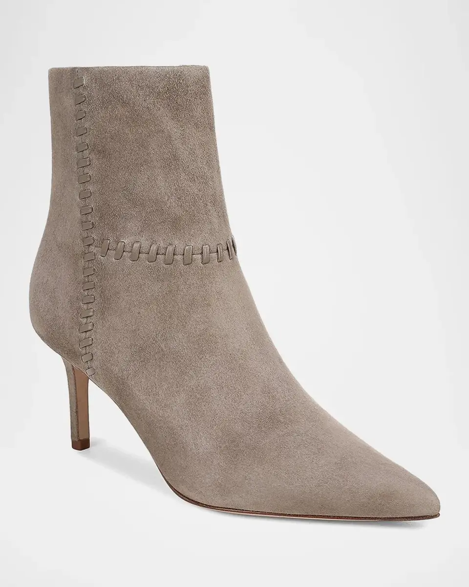 Veronica Beard Lisa 70MM Whipstitch Suede Boots | Thumbnail 4 Veronica Beard Lisa 70MM Whipstitch Suede Boots | Thumbnail 4