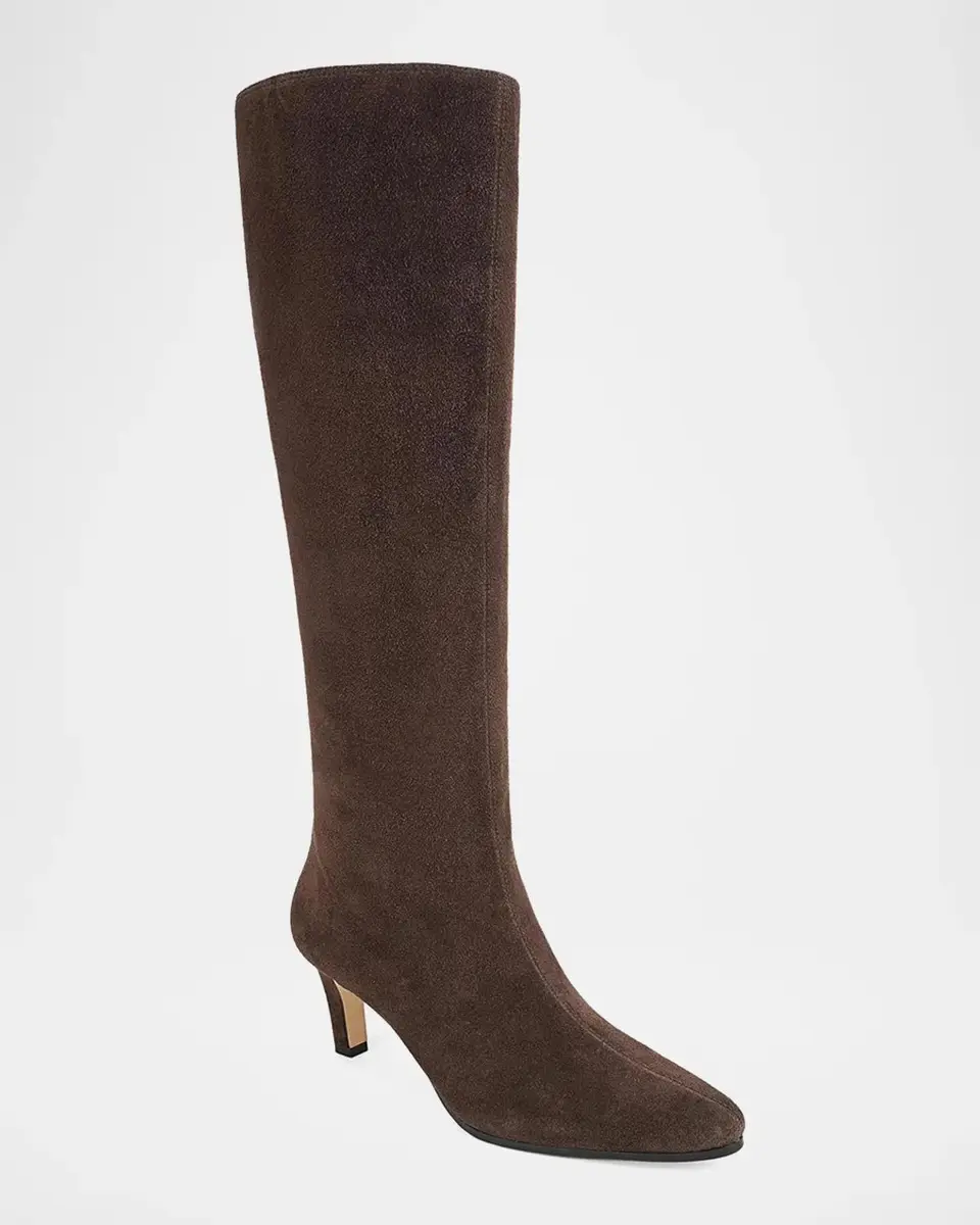 Veronica Beard Aisla 60MM Suede Knee-High Boots | Thumbnail 4 Veronica Beard Aisla 60MM Suede Knee-High Boots | Thumbnail 4