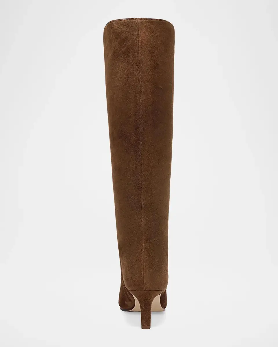 Veronica Beard Aisla 60MM Suede Knee-High Boots | Thumbnail 2