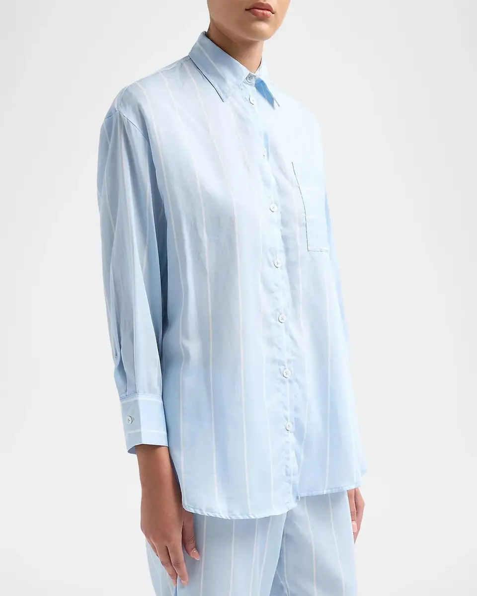 Papinelle Striped Cotton Shirt | Thumbnail 4 Papinelle Striped Cotton Shirt | Thumbnail 4