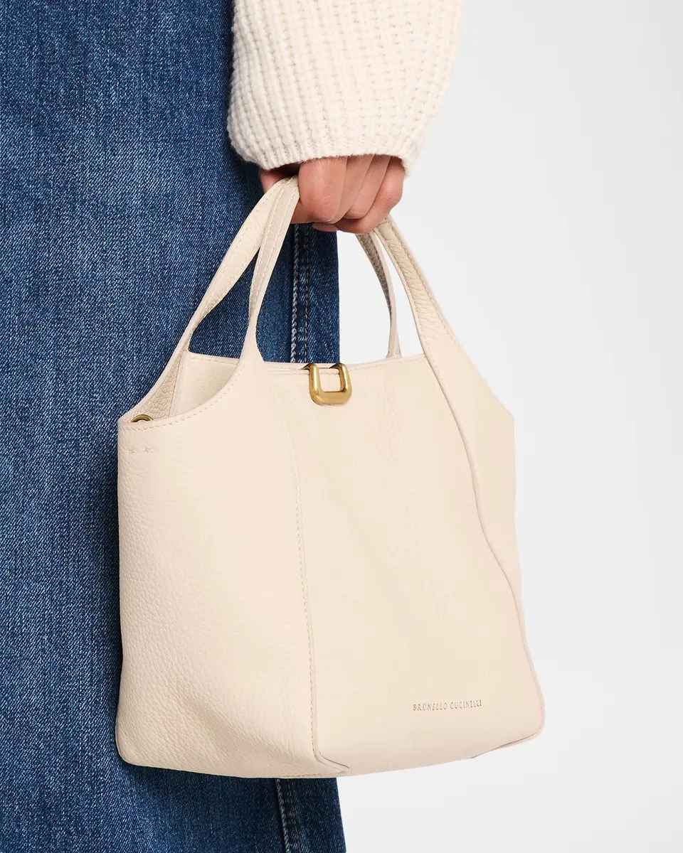 Brunello Cucinelli Sartorial Small Bucket Bag in Grain Leather | Thumbnail 2 Brunello Cucinelli Sartorial Small Bucket Bag in Grain Leather | Thumbnail 2