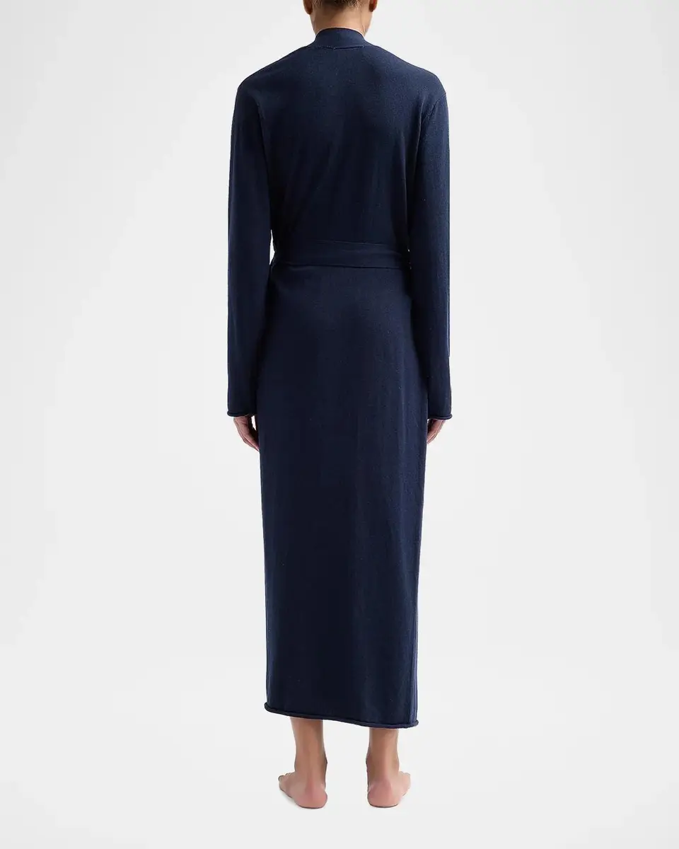 Papinelle Cotton-Cashmere Tie-Waist Robe | Thumbnail 3 Papinelle Cotton-Cashmere Tie-Waist Robe | Thumbnail 3