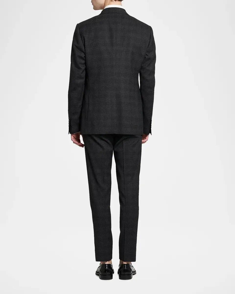 Dolce & Gabbana Plaid Wool-Blend Double-Breasted Suit | Thumbnail 3 Dolce & Gabbana Plaid Wool-Blend Double-Breasted Suit | Thumbnail 3