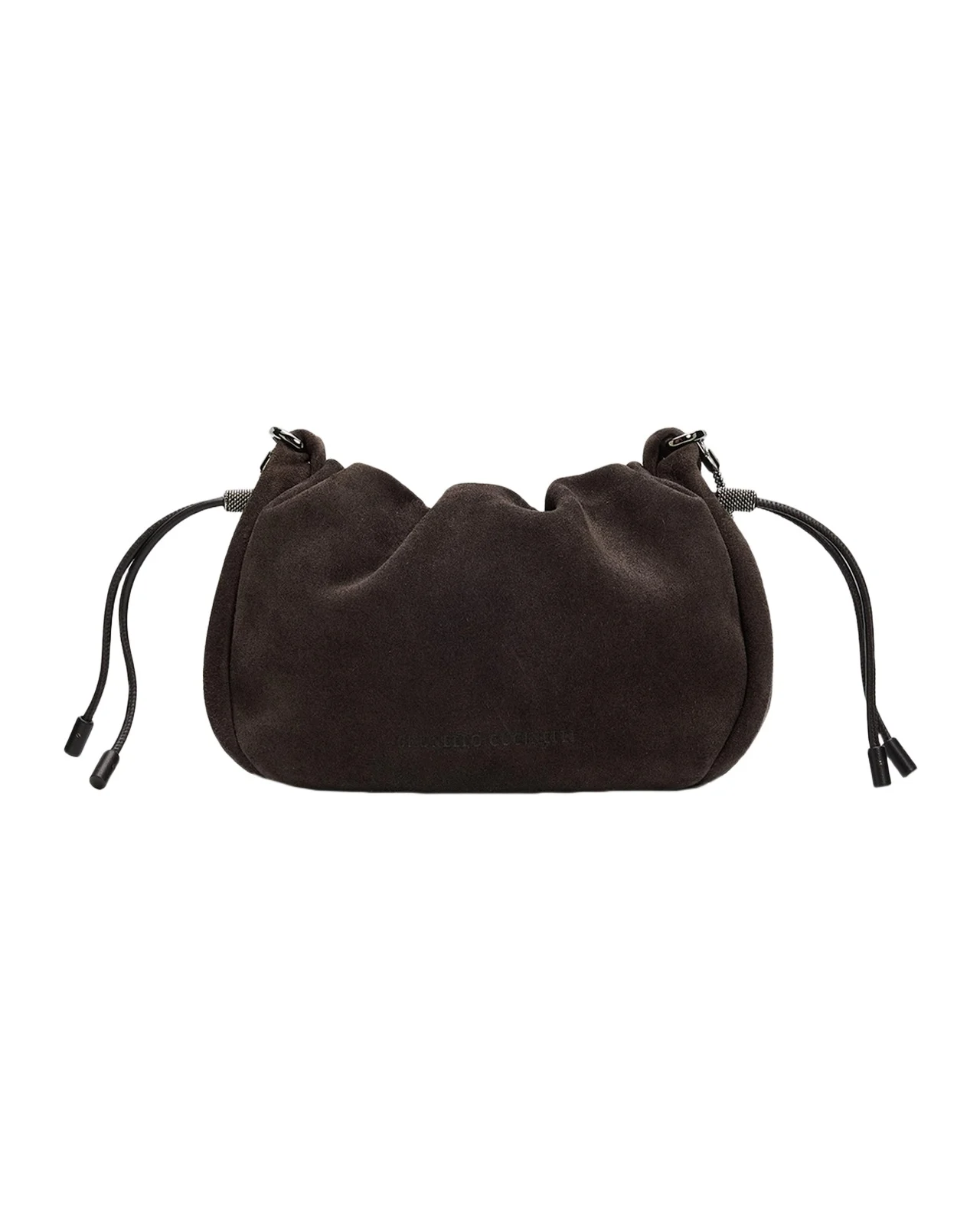 Brunello Cucinelli Drawstring Suede Shoulder Bag