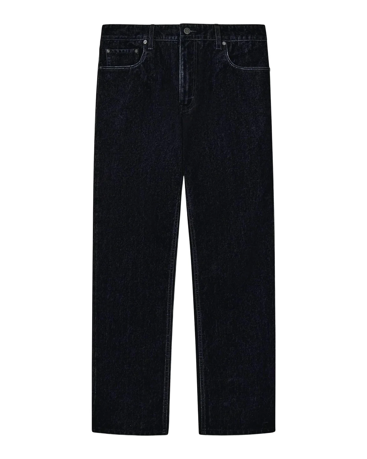 Flocked Straight-Fit Jeans Flocked Straight-Fit Jeans