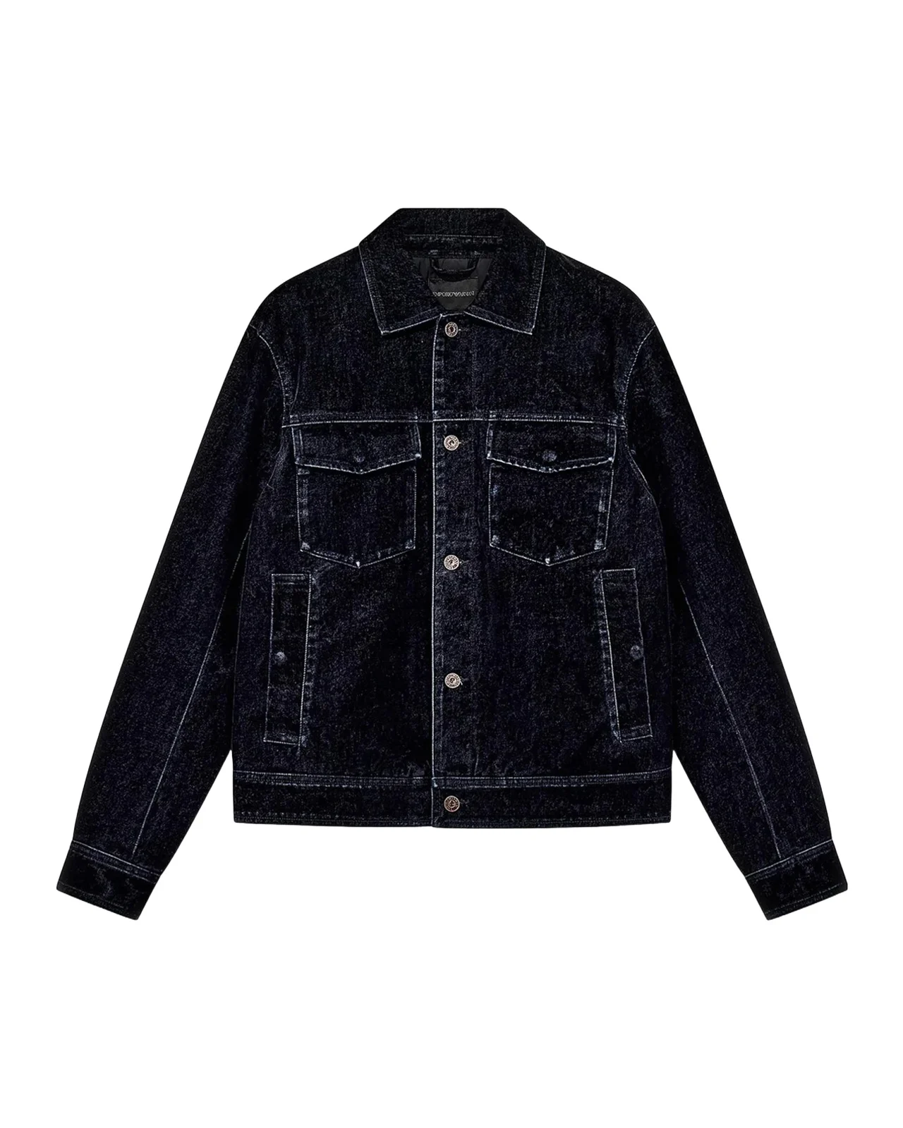 Flocked Denim Jacket Flocked Denim Jacket