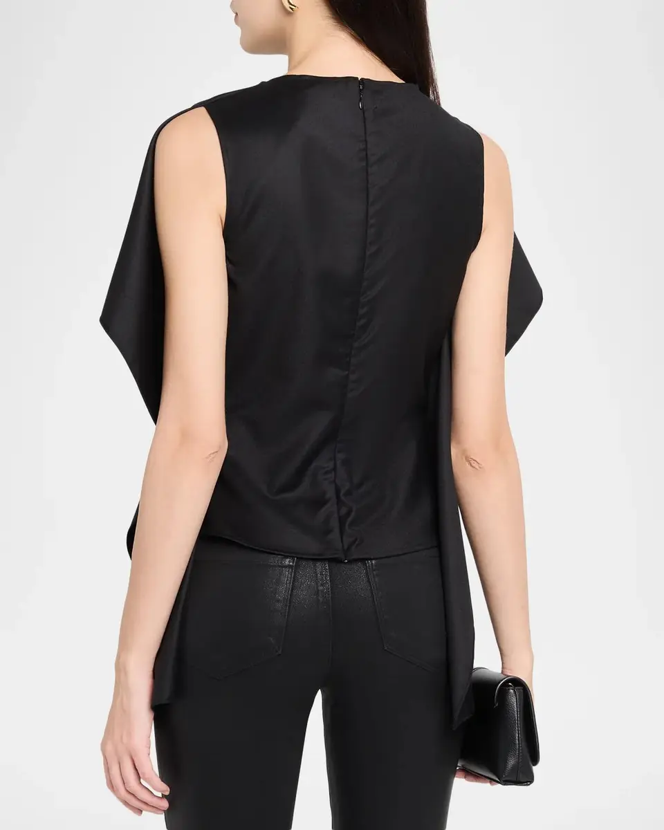 Jean Paul Gaultier Ruffle High-Neck Sleeveless Top | Thumbnail 3