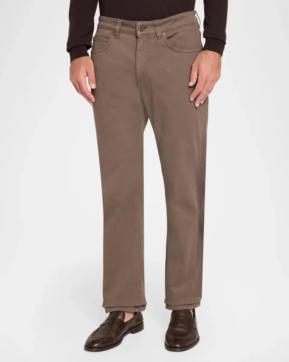 Boglioli Men's Comfort Soft Five-Pocket Pants | Thumbnail 4 Boglioli Men's Comfort Soft Five-Pocket Pants | Thumbnail 4