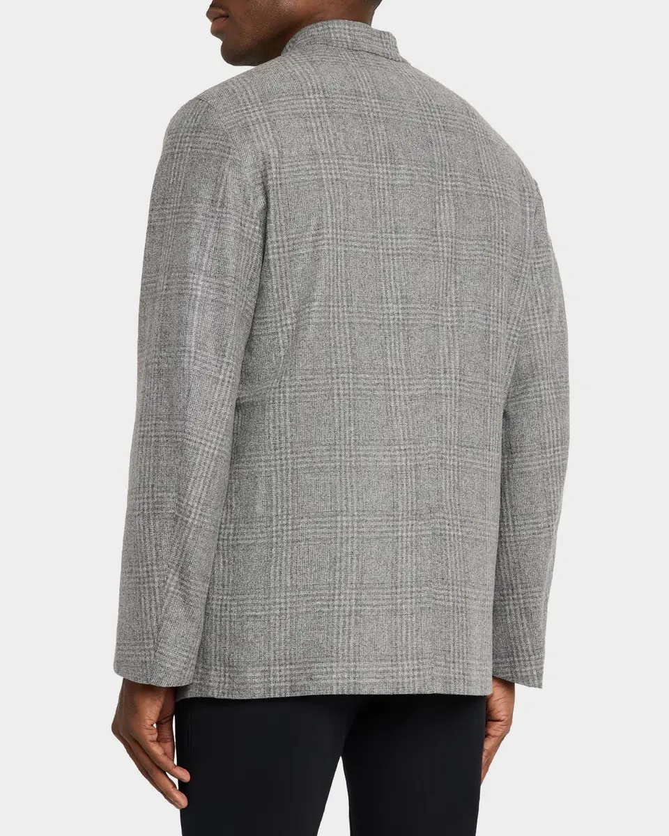 Boglioli Men's Wool Plaid Chore Jacket | Thumbnail 3